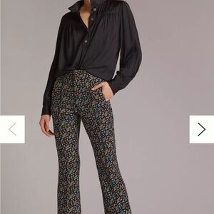 Scotch & Soda Multicolor Floral Flare Pants